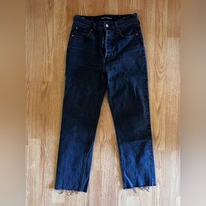 Denim Forum Arlo High Rise Straight Jeans